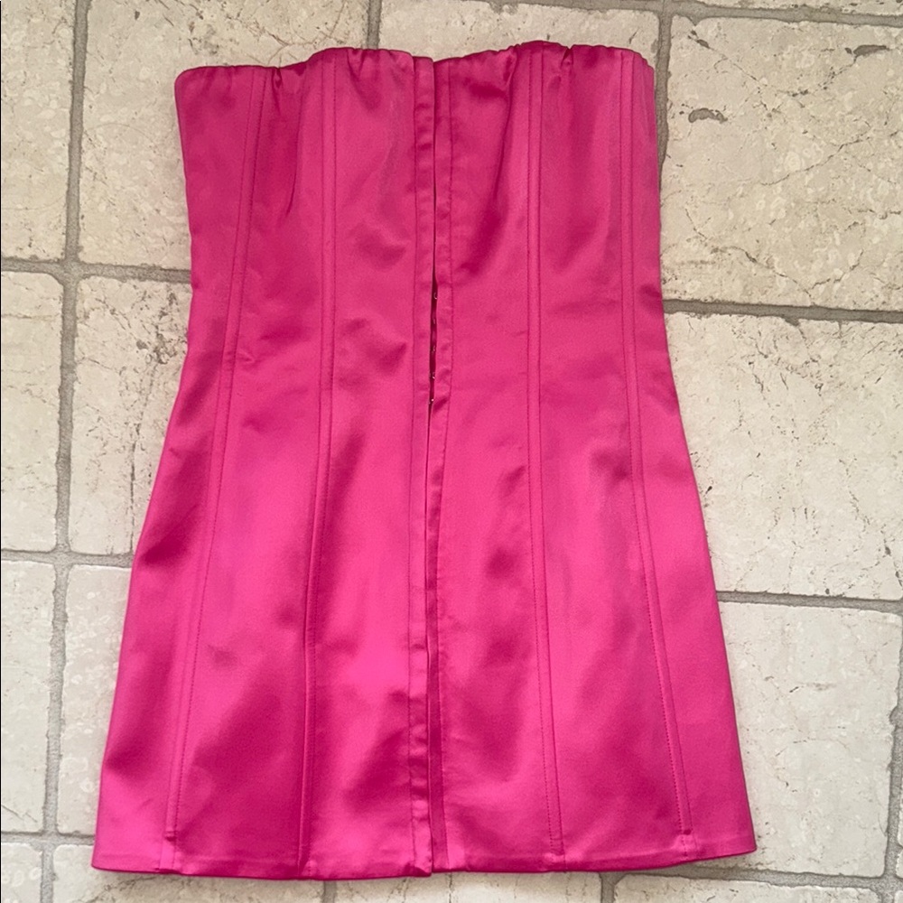 Danielle Guizio Pink Mini Dress